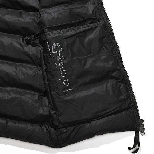 Canada Goose Black Packable Down Jacket with Stuff Sack
