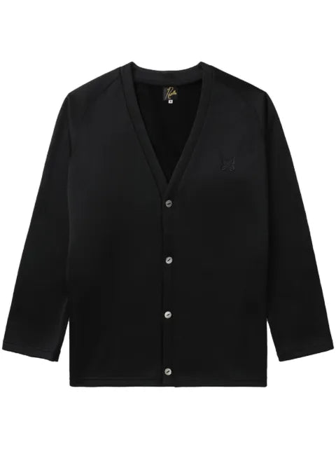 Needles logo-embroidered buttoned cardigan