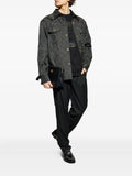 Versace jacquard cotton overshirt