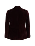Pal Zileri velvet single-breasted blazer