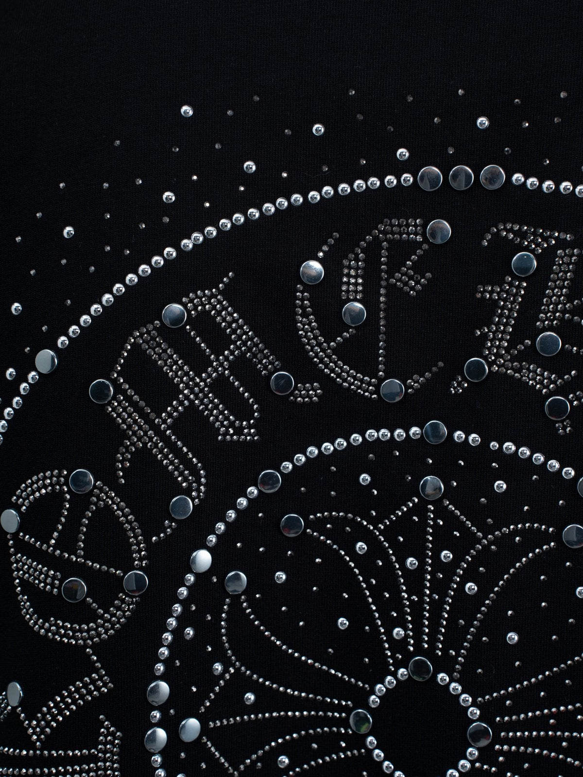 Chrome Hearts Rhinestone-Style Graphic T-Shirt