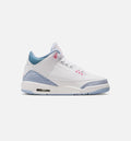 Air Jordan 3 Retro Cobalt Bliss Grade School – White/Cobalt Bliss/Football Grey/Pink Glow